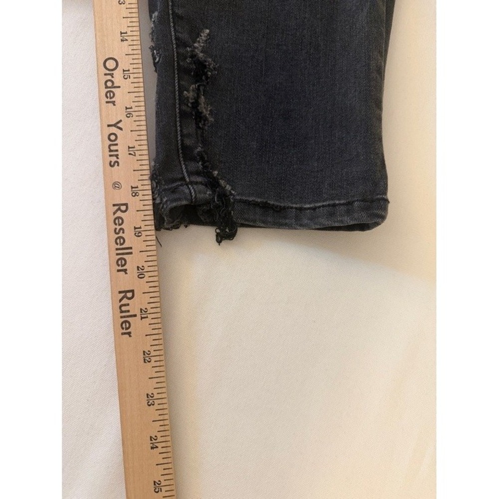 Judy Blue Womens Black Distressed Skinny Fit Capri Jeans Size 16W JB82270BK-PL - Picture 9 of 10